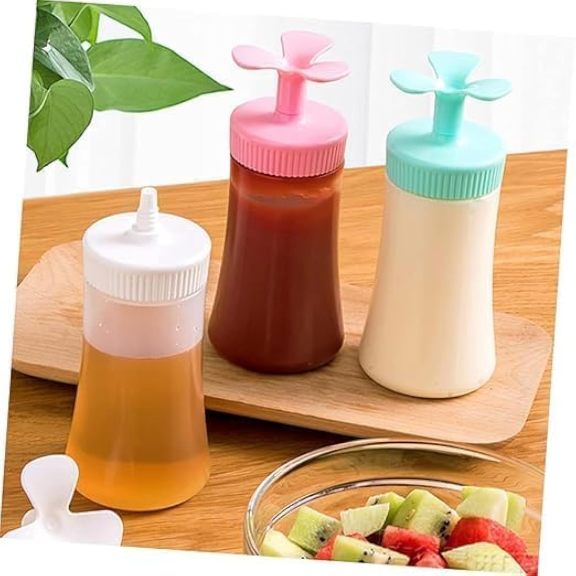 Multipurpose Squeeze Sauce Bottle, Leakproof Container